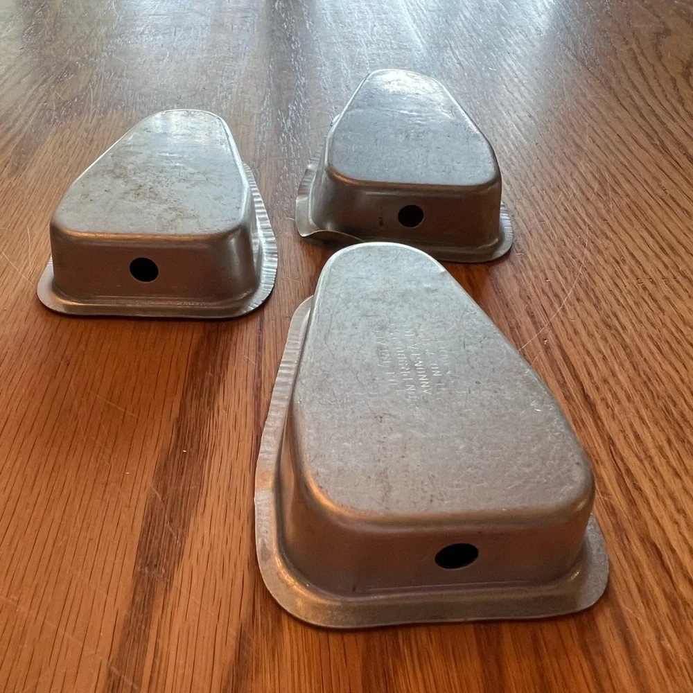 Set of 3 Vintage Ice Cream Molds
